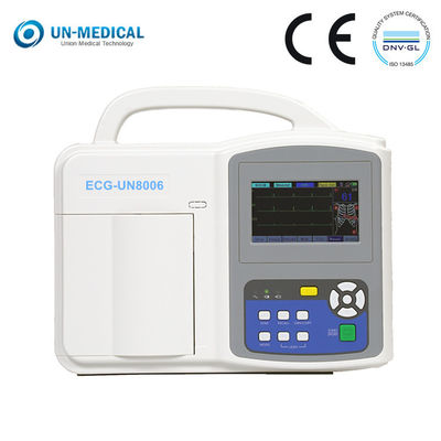 CE ISO Touchscreen 6 ช่องเครื่อง ECG ดิจิตอล Medical EKG Machine