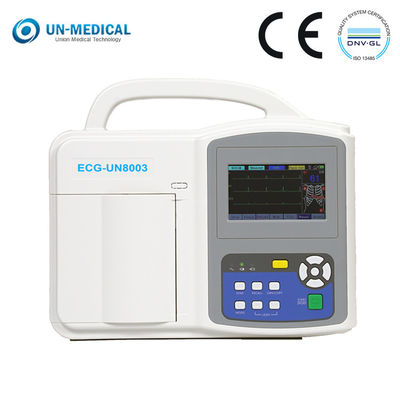 UN8003 Medical Ambulatory ใหม่ ECG Machine อุปกรณ์วินิจฉัย CE ISO